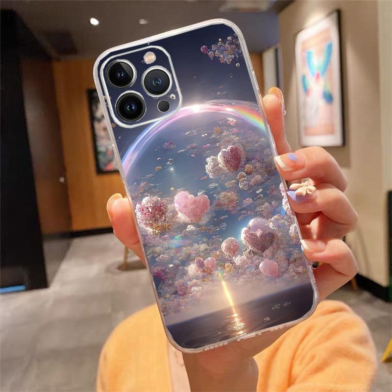 Phone Case For iphone 17ProMax Air 16 15 14 13 Pro Max 15 16 Pro 15Plus Beautiful Scenery Landscape