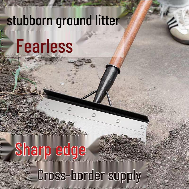 Multi-Use Farm and Outdoor Shovel: Saw Blade, Sharpener, Manure and Snow Removal Tool