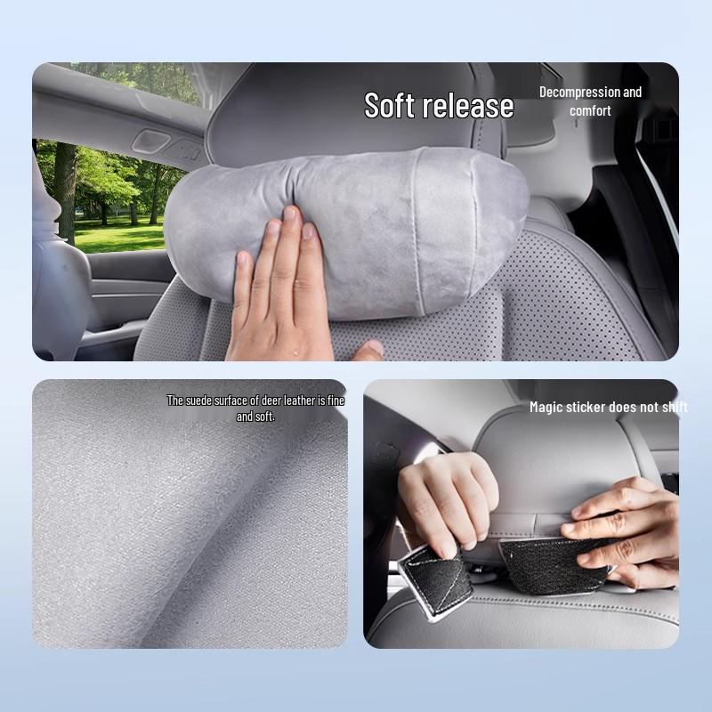 Xiaopeng P7/G7 Car Seat Headrest & Lumbar Support Pillow – High-Grade Comfort Accessory