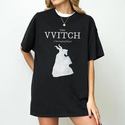 The Witch Black Phillip TShirt Cult Folk Horror Cinema Tee Shirt Graphic Short Sleeve Shirt Unisex Unisex Women AllSeason