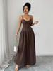 European Style Elegant French Retro Sling Dress for Women - 2026 Spring/Summer Collection