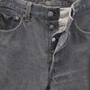 Levi's 90s 96 year 501 USA made old piece dyed black Denim pants W32 jeans Men's Used