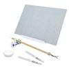 Water Drawing Board Kit Reusable Environmentally Friendly Brush Water Painting Art Board Tools Set with Bracket