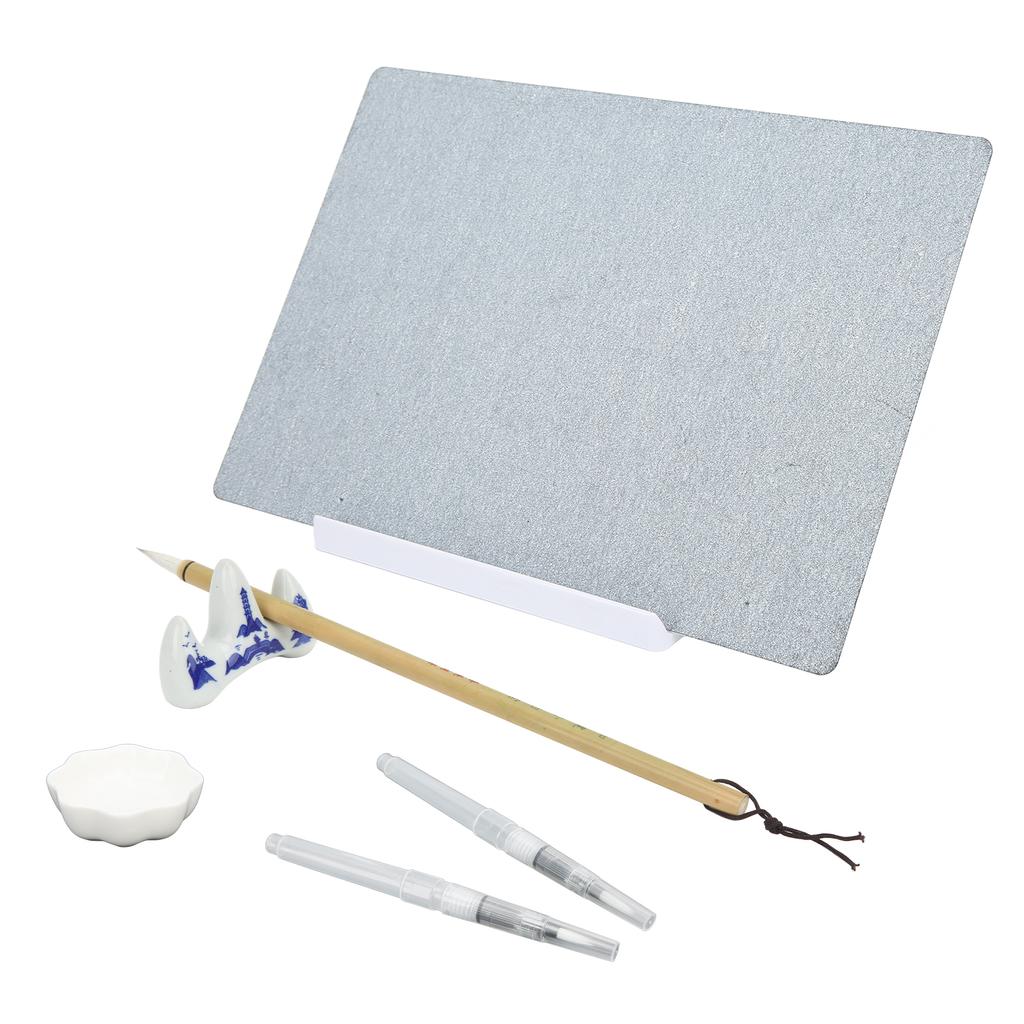 Water Drawing Board Kit Reusable Environmentally Friendly Brush Water Painting Art Board Tools Set with Bracket