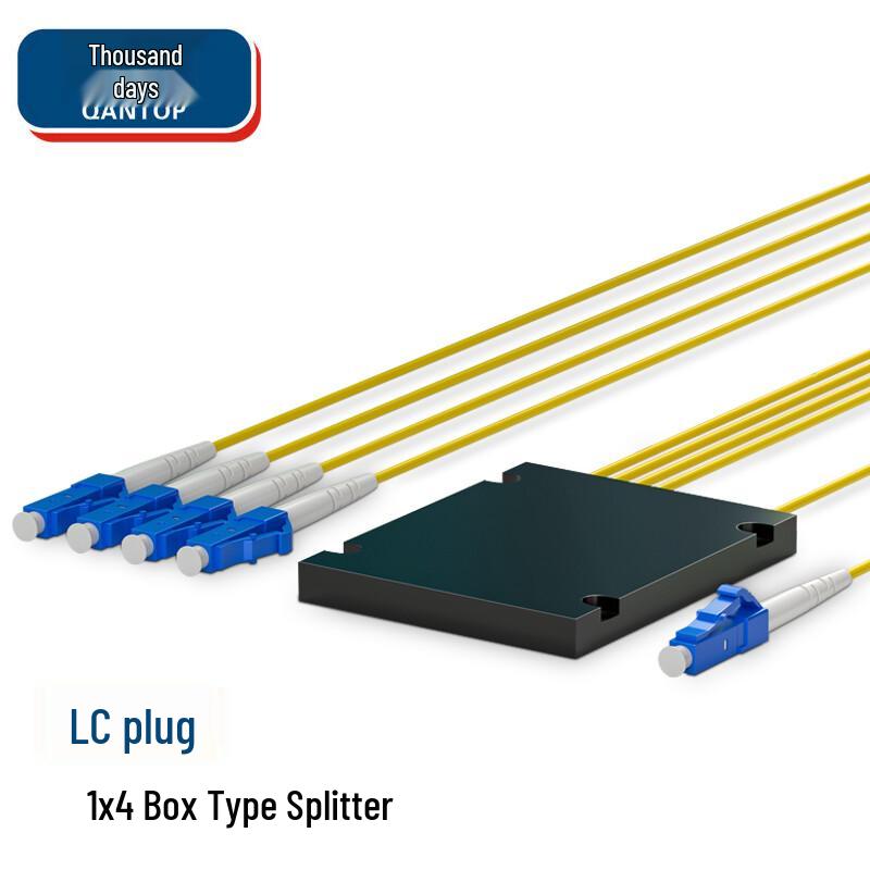 Qantop Single-Mode Fiber Optic Splitter 1x4