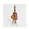 Retro Beaded Bag Pendant Fringed Pattern Bag Pendant Braided Rope Pendant