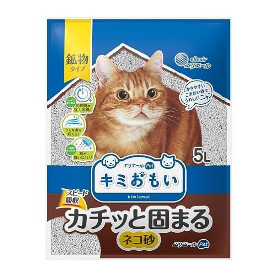 Elleair Pet Наполнитель для кошачьего туалета Elleair Pet 5 л, который комкуется по вашему желанию