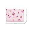 New Cherry Bow Printing Bow Printing Coin Purse Multi-Slot Tri-fold Short Wallet PU Leather Coin Pouch Women