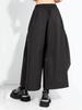 Black Stripe Plus Size Spring Autumn High Waist Wide Leg Pants Women Loose Casual Trousers