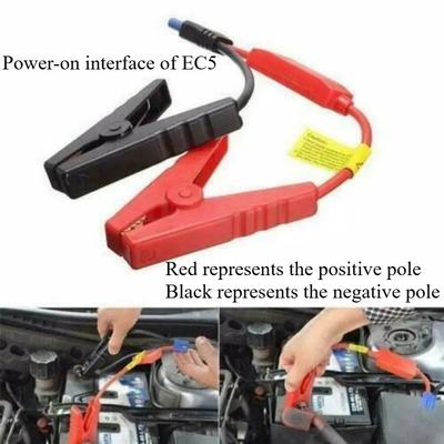 1SET Car Jump Starter Connector Emergency Lead Cable Battery Alligator Clamp Clip