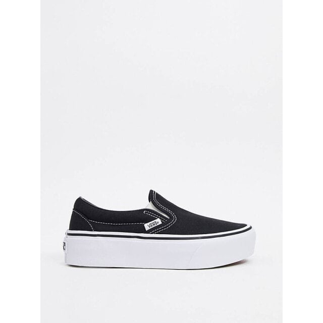 

Черные кроссовки Vans Slip-On Platform