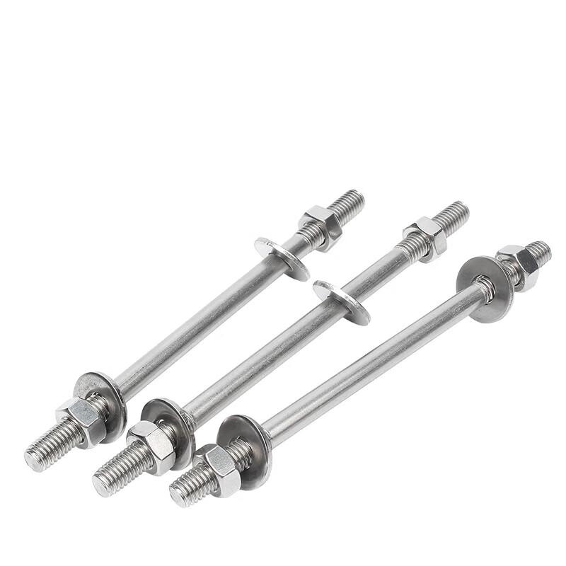 304 Stainless Steel Double-Ended Bolt & Nut Set