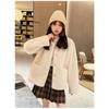 Luxury Winter Thick Faux Fur Coat Women Eco Friendly Shearling Jacket Trendy Fashion Outerwear
