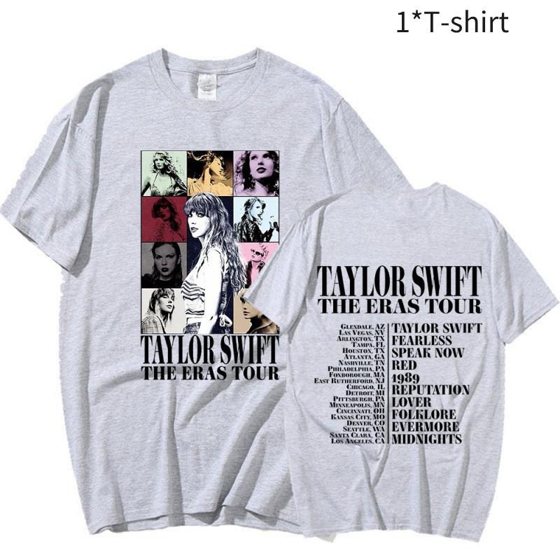 Tylor Street Fashion Cotton T-shirt Cartoon Pattern Straight Type Youth Teenager Trendy Casual Short Sleeve Round Neck Tee