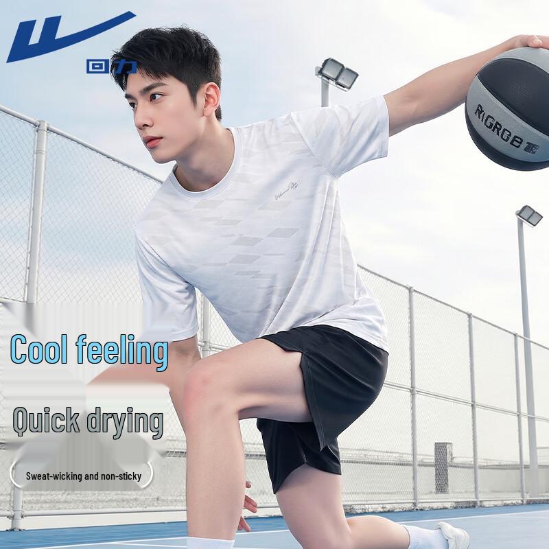 Warrior Men's Ice Silk Quick-Dry Short Sleeve T-Shirt