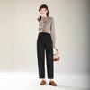 2025 Women's High-Waisted Slimming Denim Harem Cigarette Pants - Winter Casual Loose Fit