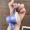 Cute Mini Record Player Keychains with Soothing Music Box Function for Music Lovers