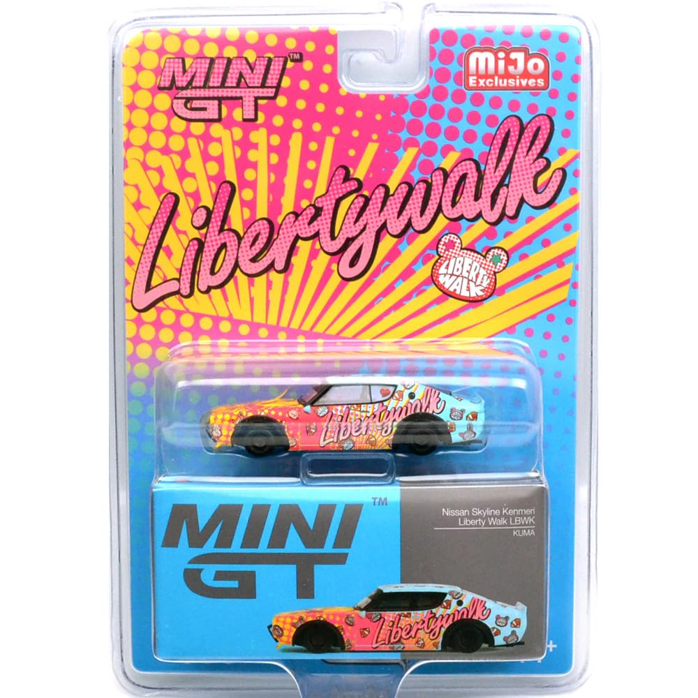 MINI GT масштаб 164 MiJo EXCLUSIVE - NISSAN SKYLINE KENMERI LIVERTY WALK (LBWK МЕДВЕДЬ)