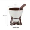 Olla de Cerámica Transfronteriza para Fondue de Chocolate y Queso