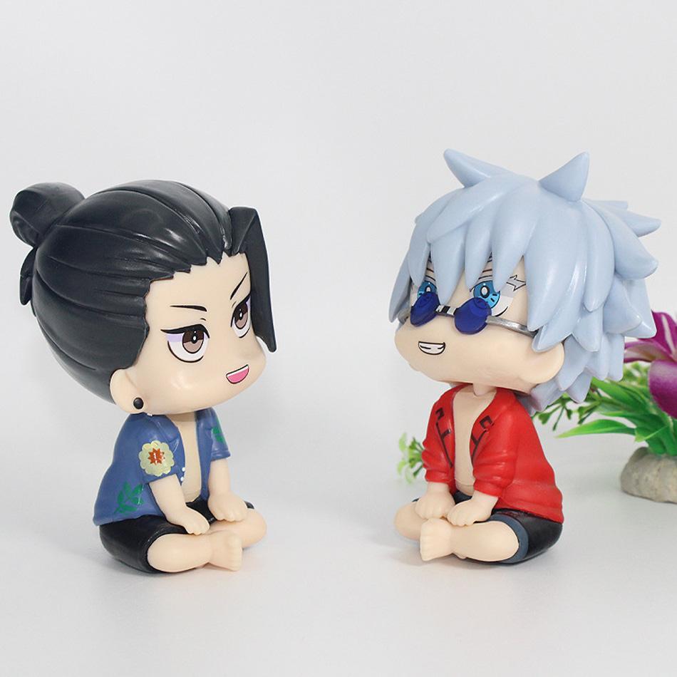 Q Version Jujutsu Kaisen Figures Cute Geto Suguru Gojo Satoru Pvc Action Figures Anime Figure Model Toys Collection Doll Gifts