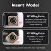 MFB288/45R 50mm-100mm Milling Cutter Large Depth Of Cut, 45 Degrees Heavy Cutting Disc Heavy Cutting  SNMU Milling Cutter