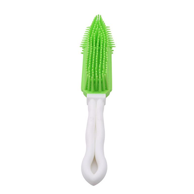 Pet Dog Puppy Cat Bristles Bath Brush Comb Depilation Soft Silicone Sticky Hair Massage Tools