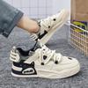 2024 Autumn Men's Shoes Fashion Comfortable Running Shoes Laceup Casual Shoes Men Casual Sneakers White Flats Zapatos De Hombre