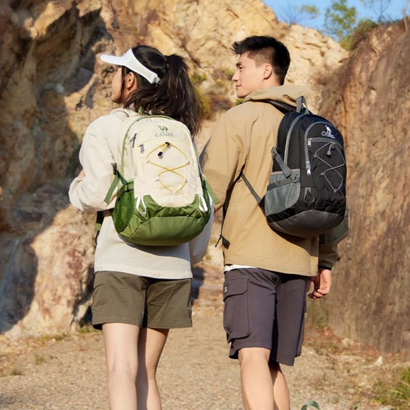 תיק גב CAMEL עמיד למים לשימוש חיצוני, לטיפוס הרים, בעל קיבולת גדולה, תיק גב לטיולים, כחול נייבי