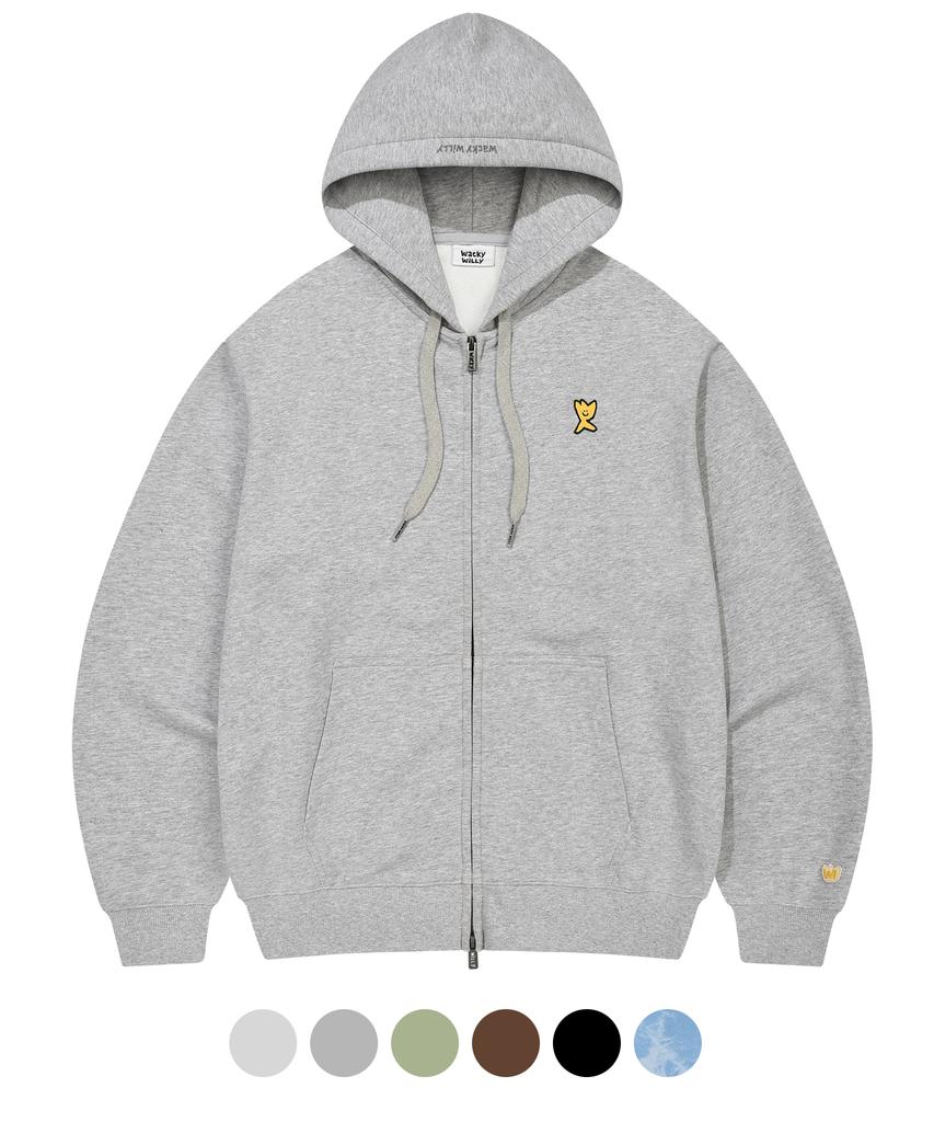 Wacky Willy Signature Kiki Logo Zip-Up Hoodie (5 Colors) (Type B)