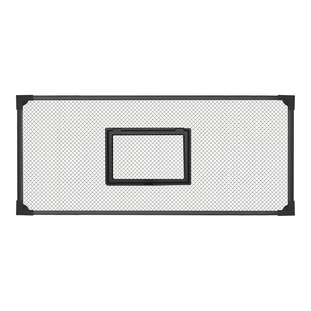 Black Mesh Aquarium Screen Net Easy Install Fish Tank Cover Anti Jumping Lid for Aquatic Pet Safety