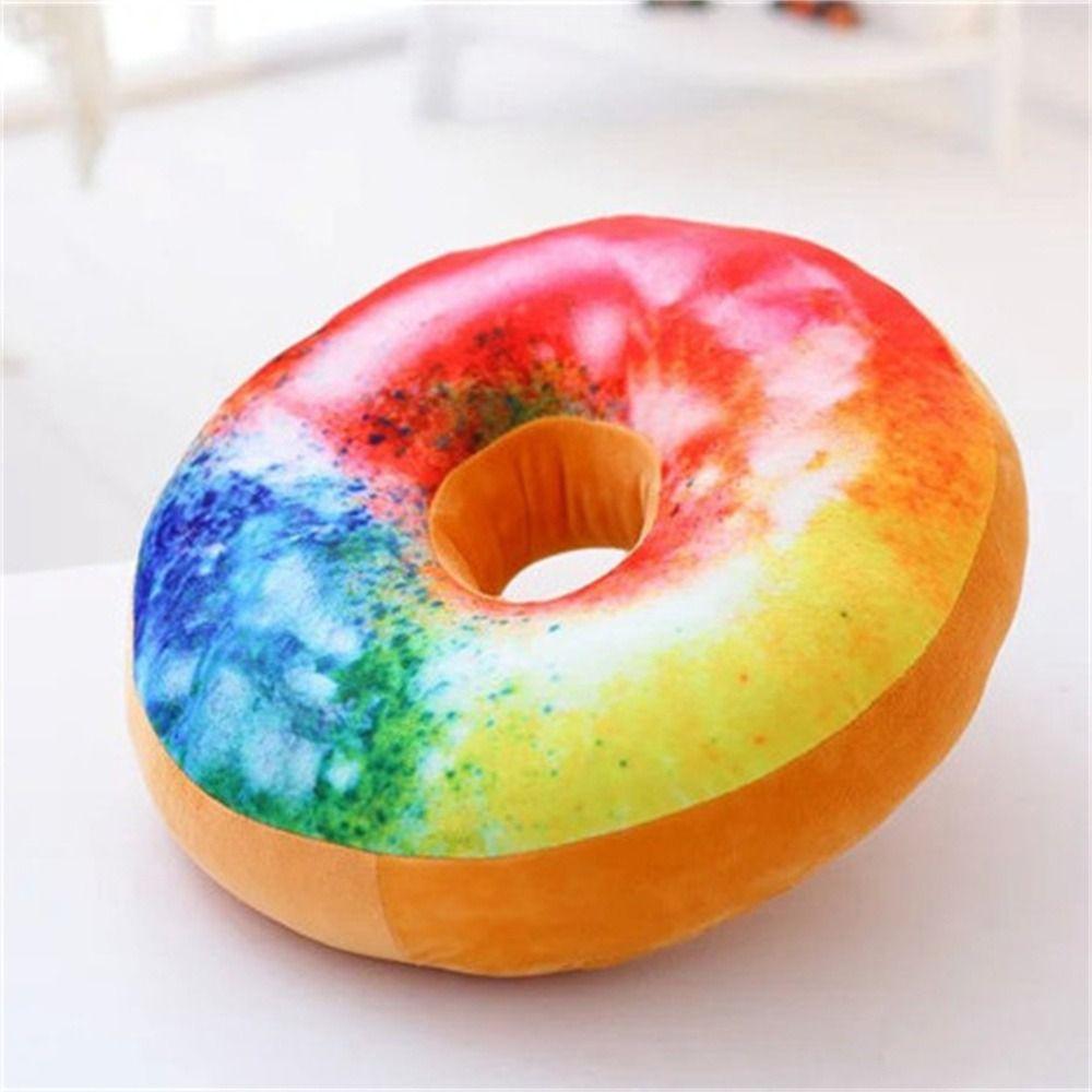 Pillow  Cover Chocolates Donut Sofa Donut Plush Toy Seat Cushion Pillow Doughnut Donut Stuffed Toys