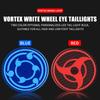Motorcycle Brake Light Hokage Wheel Eyes Rotating Rainbow Flashing Tail Light Auxiliary Bulb Anime Thememodification Accessories