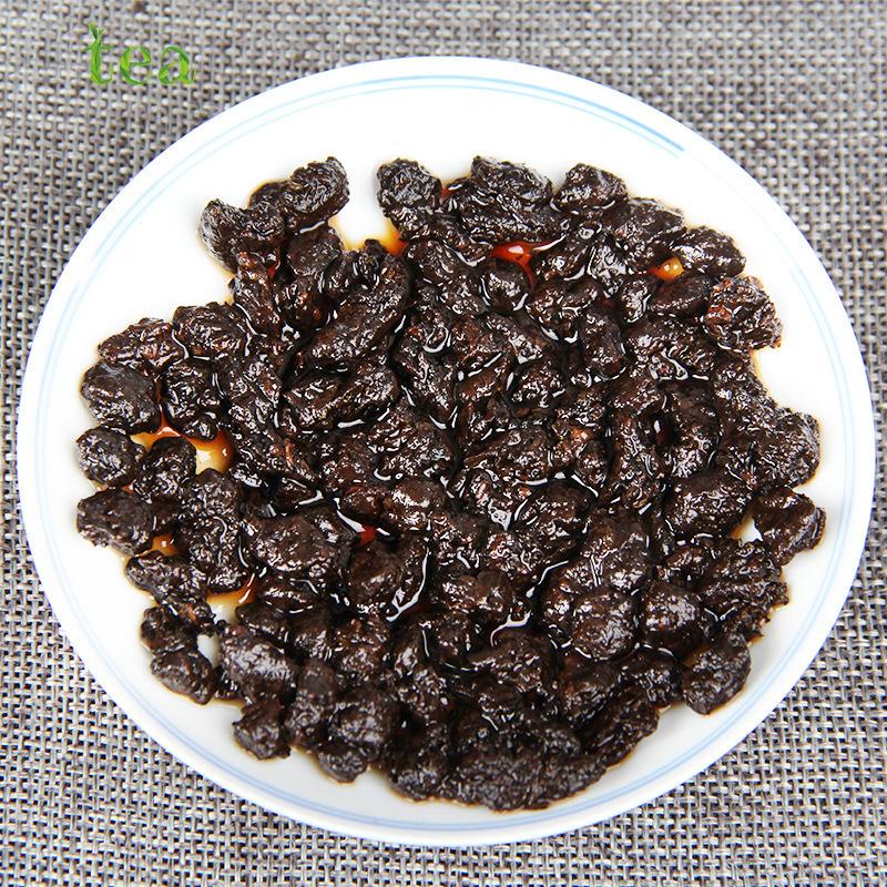 Yunnan Puer Tea Old Tea Head Boiled Tea Nuoxiang Tea Puer Fossil Broken Silver 100g Canned