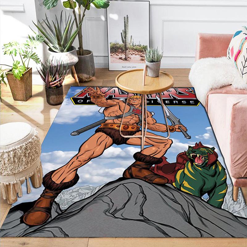He-Man Rug Floor Mat for Living Room or Bedroom Soft and Comfortable Carpet a Gift for Birthday and Holiday.SFF0917085