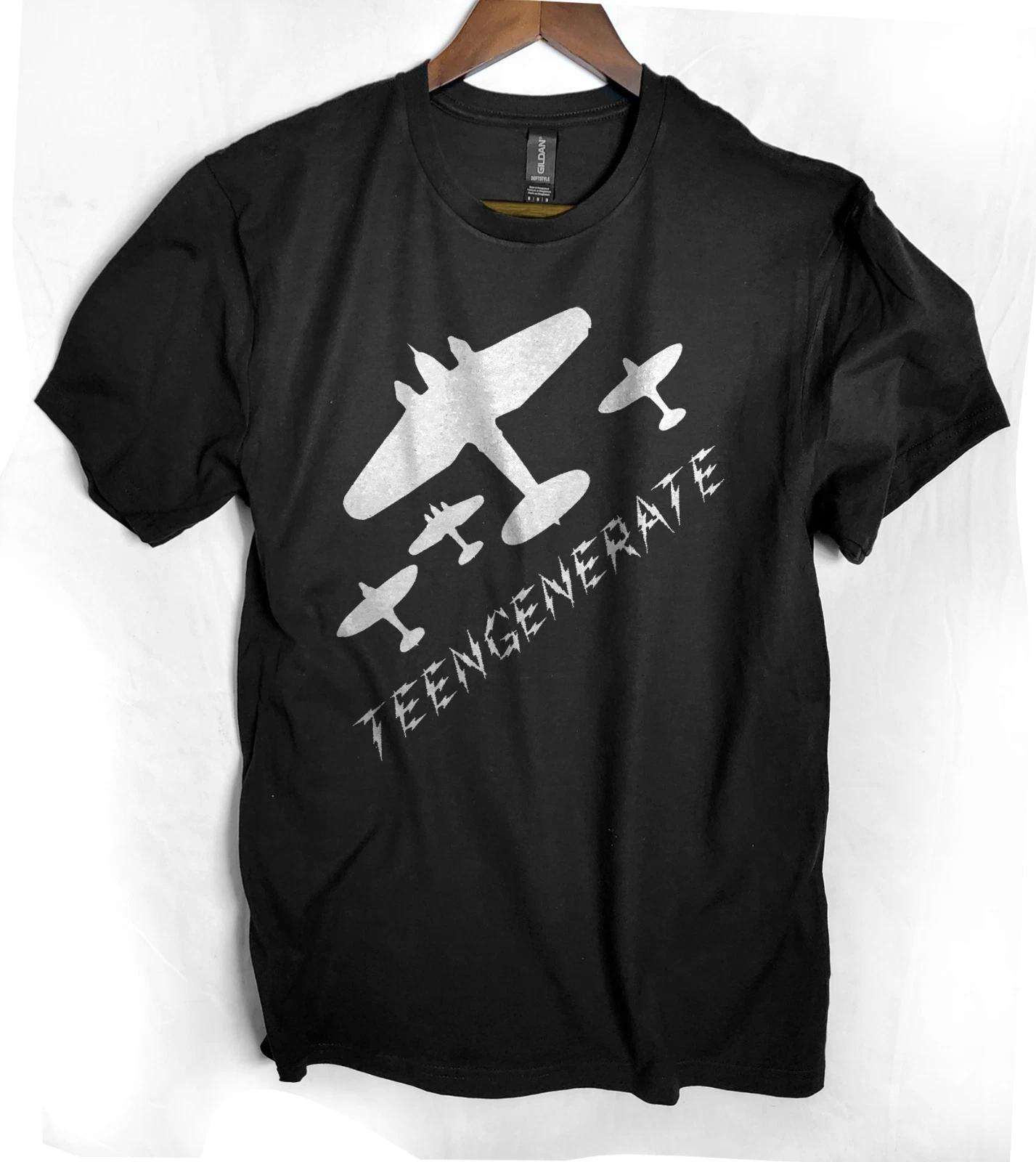 Teengenerate band tee T-Shirt T T-Shirt short sleeve screen print garage punk 4XL
