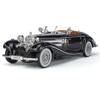 szvm1 1:24 Mercedes-Benz 500K 1936 Classic Car Alloy Car Model Sound and Light Pull Back Children's Toy Collectibles Birthday gift
