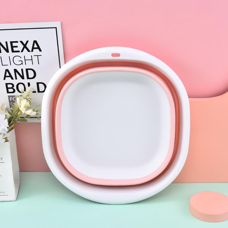 Plastic Folding Basins Portable Wash Basins Folding Laundry Tub Adult Baby Bath Basin Bathroom Kitchen Accessories Wash Basin