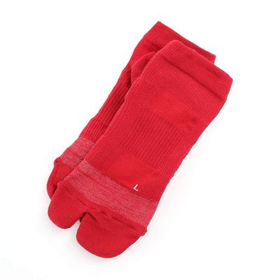 Econo Leg Tabi Short Comfortable for Working Women In Their 40s and Sizes Socks, 50s, 22-29cm (Red)