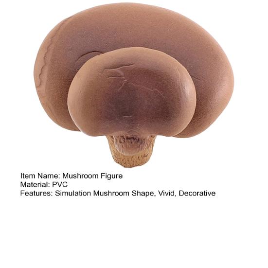 Excellent Vivid Wide Application Reusable Mini Simulation Mushroom Figurine Landscape Miniature Table Decor Statue