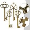 1 pièce Clés en Bronze Alliage Métallique Grande Antique Vintage Vieux Laiton Squelette Lot Serrure d'Armoire Alliage Métallique Accessoires de Bricolage
