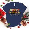 Heißes Frohe Weihnachten Y'all T-Shirt Herren/Damen Lustiges Druck T-Shirt Lässig Cool Streetwear Mode T-Shirt Paar Hip Hop Shirt