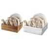 Practical Wooden Cutlery Rack With Multiple Sections For Spoons Forks