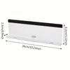Acrylic Computer Monitor Memo Board Sticky Note Holder Mount Desktop Organizer for Screen, Office Home, Laptop Work Accessory