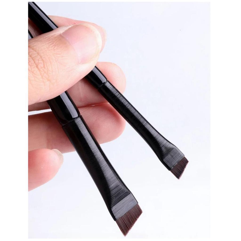 GOOOD (3 Pack) Klingen-Eyeliner-Pinselset, Make-up-Pinsel A102+A101+A103, Flacher abgewinkelter Augenbrauenpinsel, Concealer-Auftrag