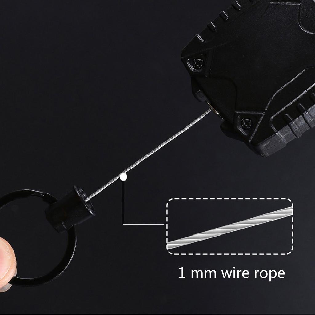 Retractable Keychain Badge Holder Key Reel Heavy Duty Key Chain Key Holder