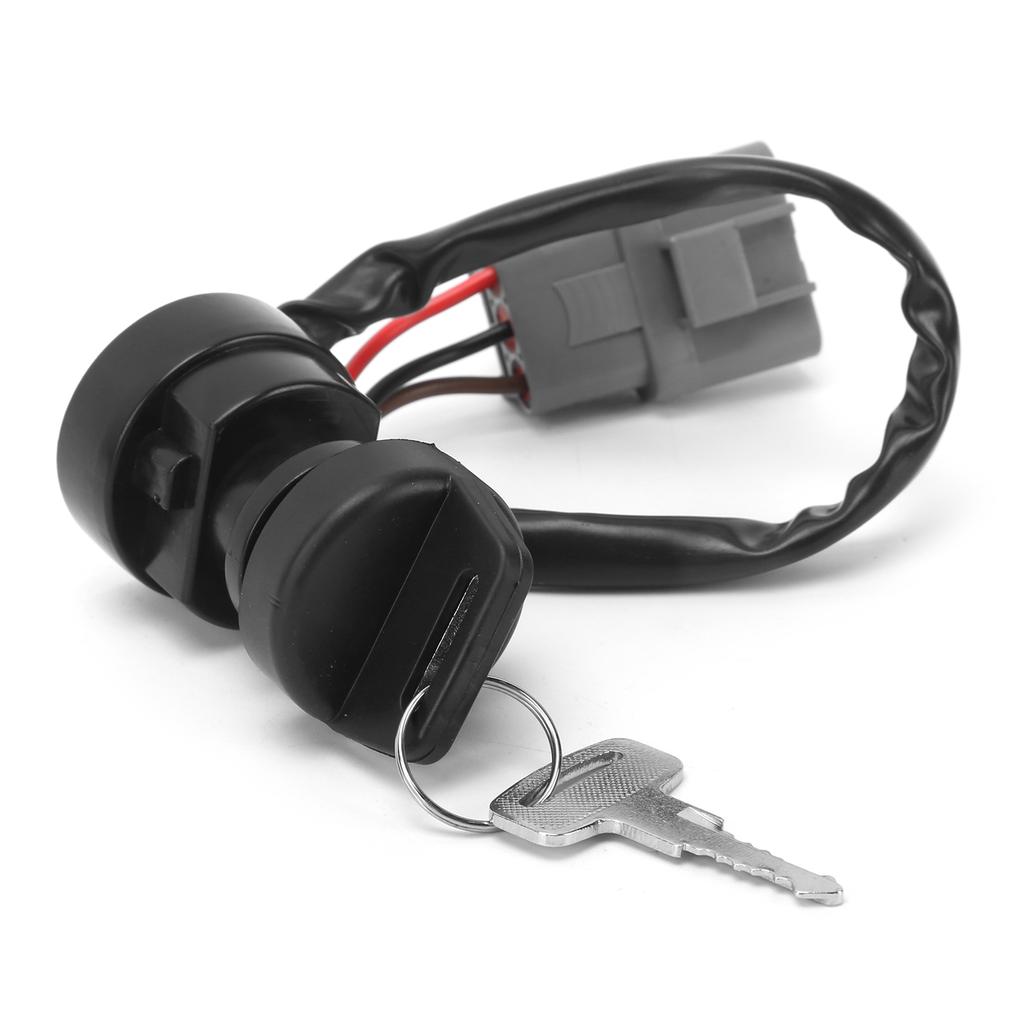 Ignition Lock Switch 3 Wire with 2 Keys Replacement for YAMAHA ATV BIG BEAR 400 YFM400 4x4 2009‑2012