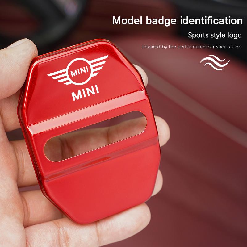 Stainless Steel Car Door Lock Protective Cover Rust Proof Cap For MINI Cooper JCW Countryman Clubman Cabrio Paceman Coupe Coupe