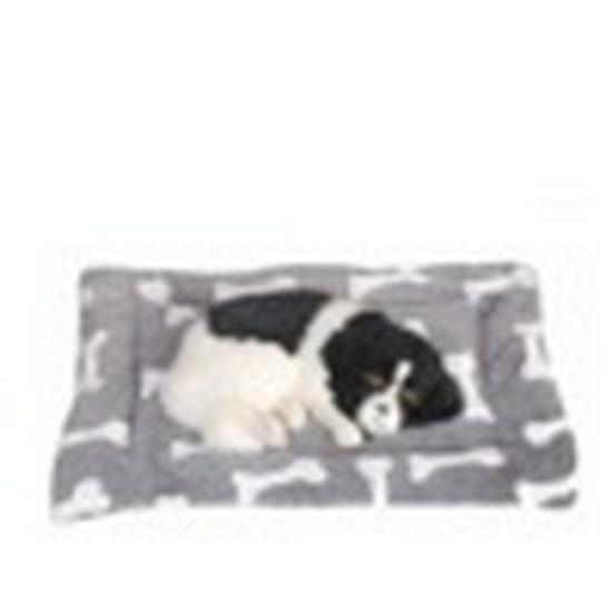 Winter Warm Cartoon Pet Bed: Thick Cat & Dog Sleeping Mat with Full Face Print