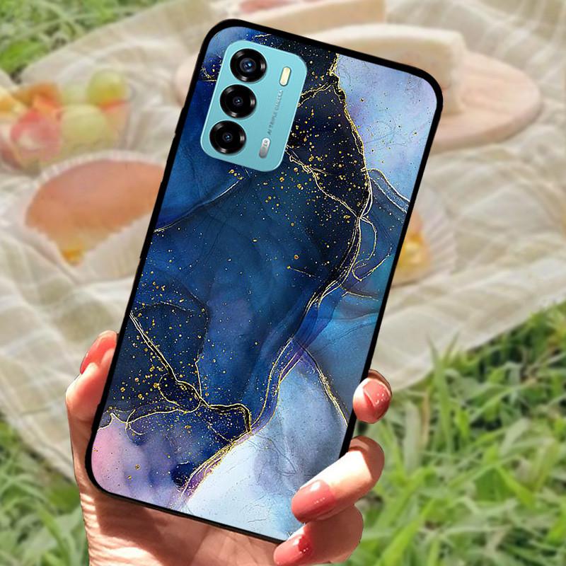 For ZTE Blade V40 Vita Case Marble Cover Shockproof Silicone Phone Cases For ZTE Blade V40 Vita V 40 Vita Back Cover Bumper
