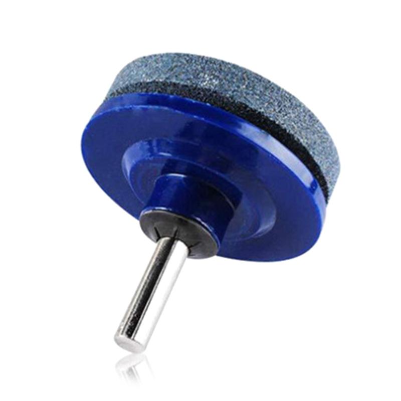 4Pcs Portable Lawn Mower Sharpener Garden Tool Electric Drill Bit Sharpener Multifunctional Stone Maintenance